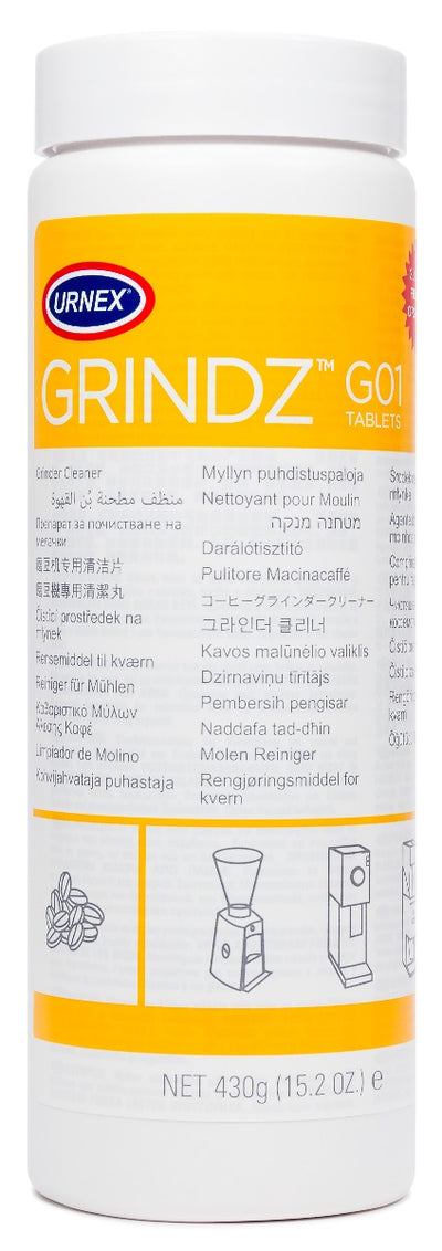 Urnex Grindz Grinder Cleaning Tablets — 430 g