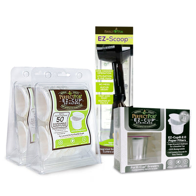 Perfect Pod EZ-Cup Stainless Steel Starter Kit